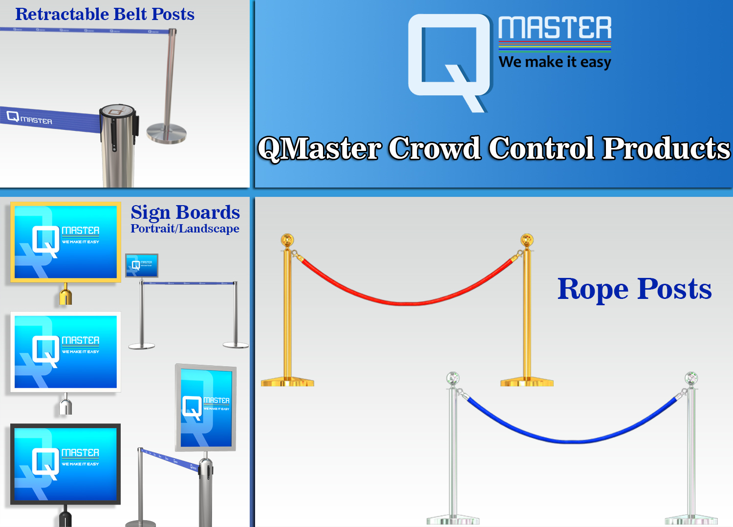 QMaster Crowd Control Products