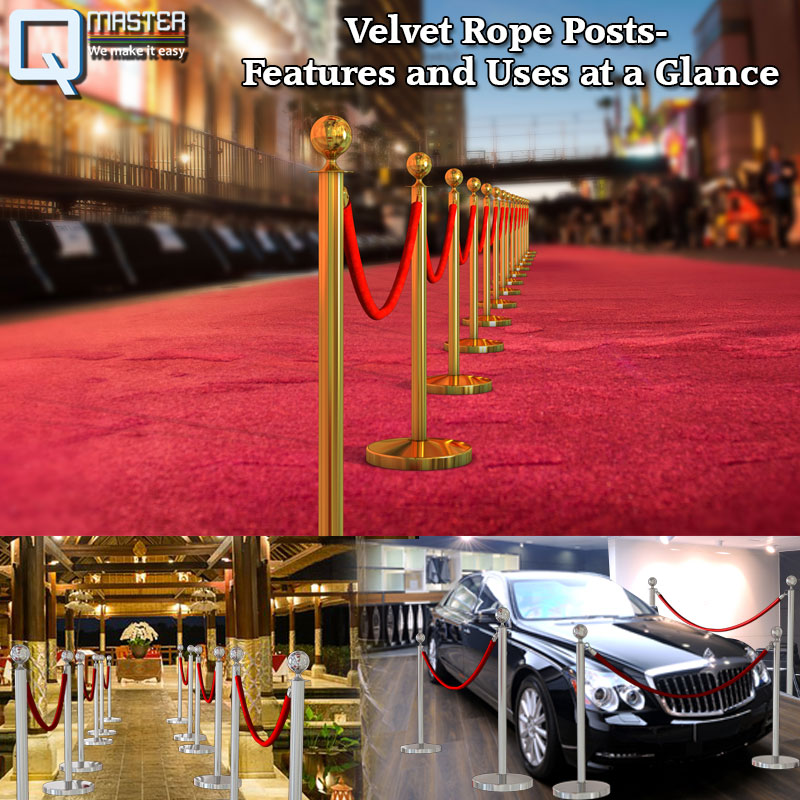 Velvet Rope Posts- Features and Uses at a Glance