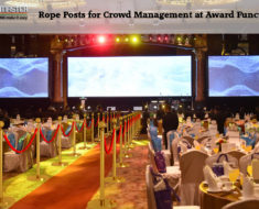 Rope Posts for Crowd Management at Award Functions